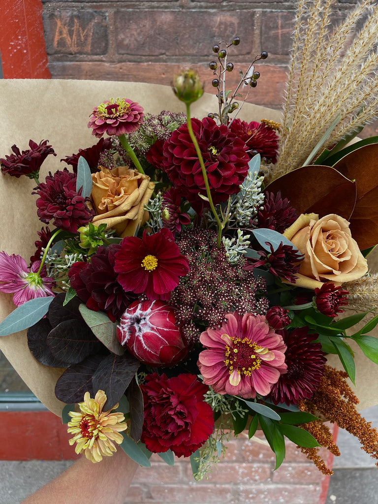Hand-Tied Bouquet Dark & Moody