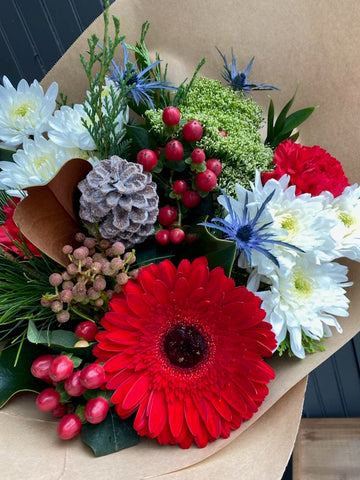 Festive Hand Tied Bouquet