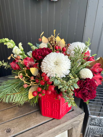 Christmas Gingerbread Pot