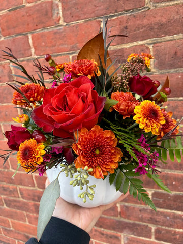 Autumn Pumpkin Arrangement
